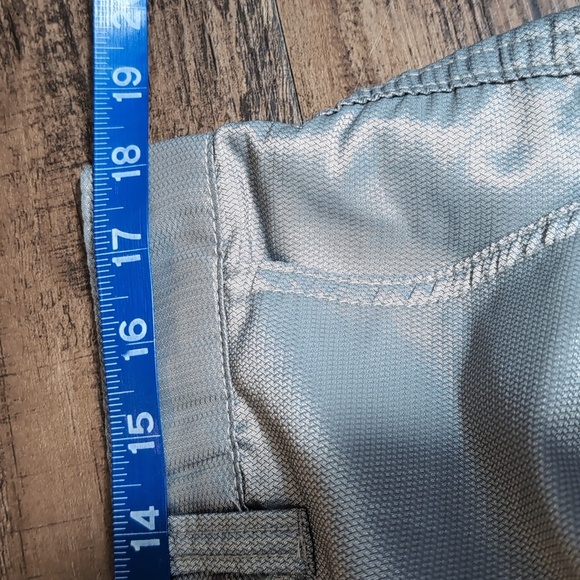 KIKWEAR Vintage 90's Space Invaders Cargo Rave Pants Size 36x31 Metallic Grey - Picture 10 of 14